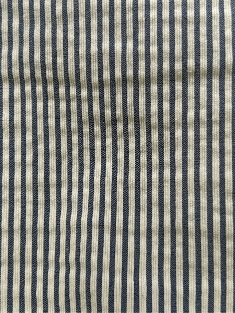 J.Crew Blue White Pinstripe Sheath Dress Cotton Blend Size 14 - Picture 2 of 9